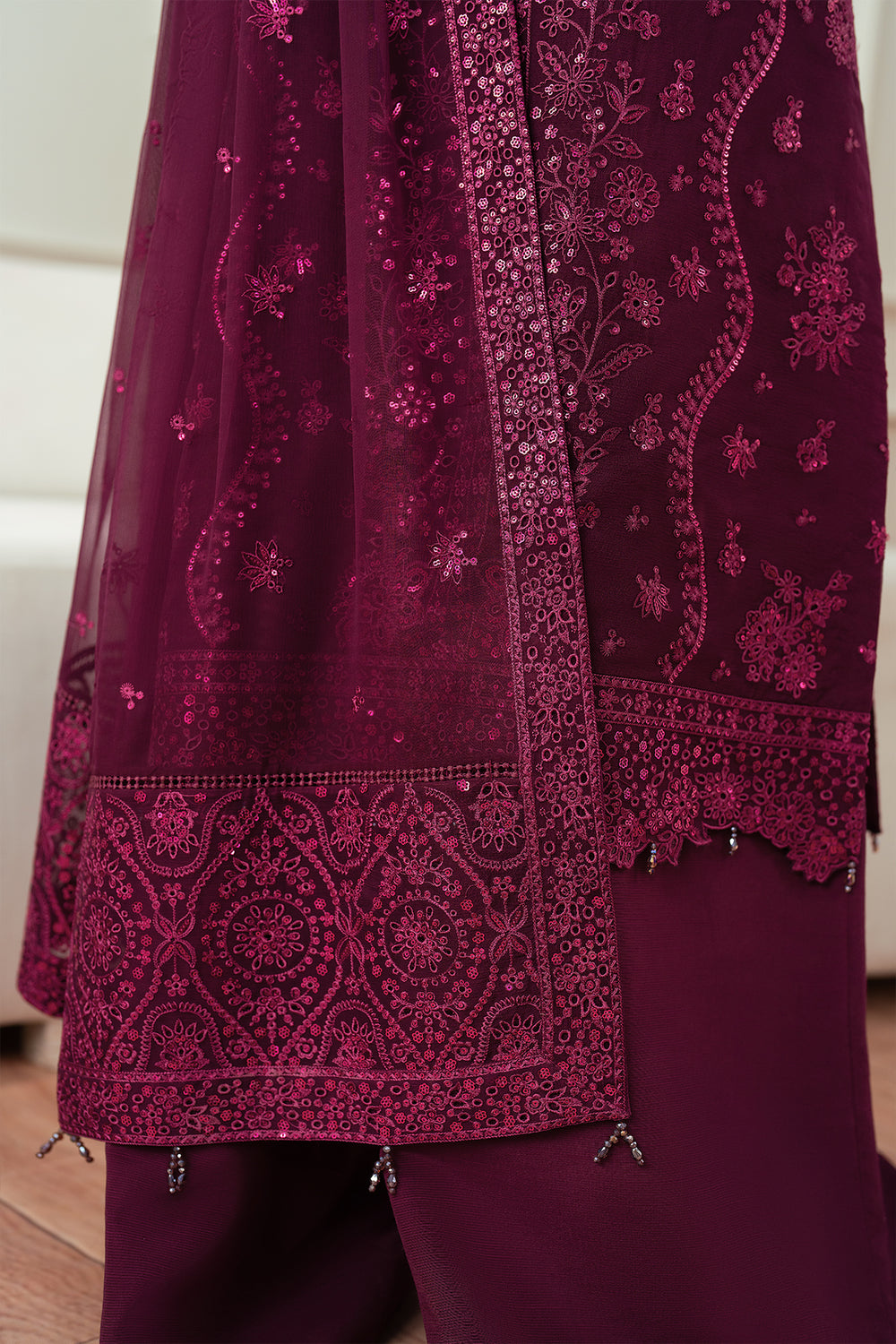 Farasha | Essence Formals 25 | Regal Violet by Farasha - Designer Dress  - Type : Ladies Clothes - Available at Libayah - 100% Original 