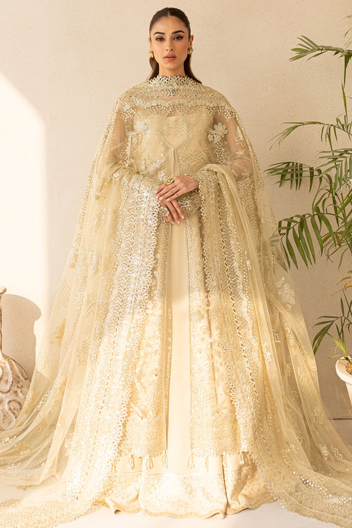 Farasha | Lu Zella Premium Formals 25 | Golden Aura by Farasha - Designer Dress  - Type : Ladies Clothes - Available at Libayah - 100% Original 