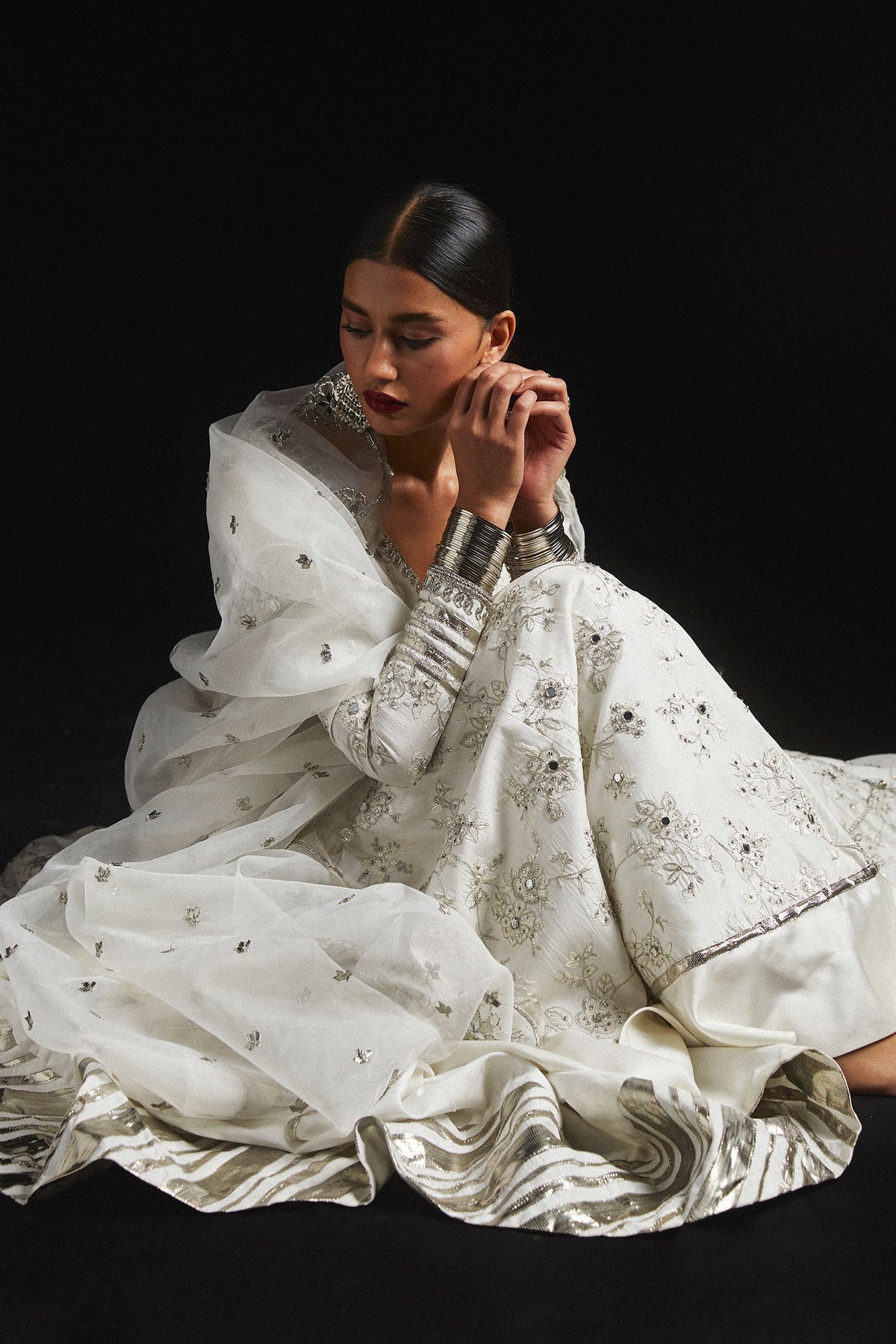 Zara Shahjahan | Chandni Raat Formals 2024 | SHAAM by Zara Shahjahan - Designer Dress - Type: Ladies Clothes - Available at Libayah - 100% Original