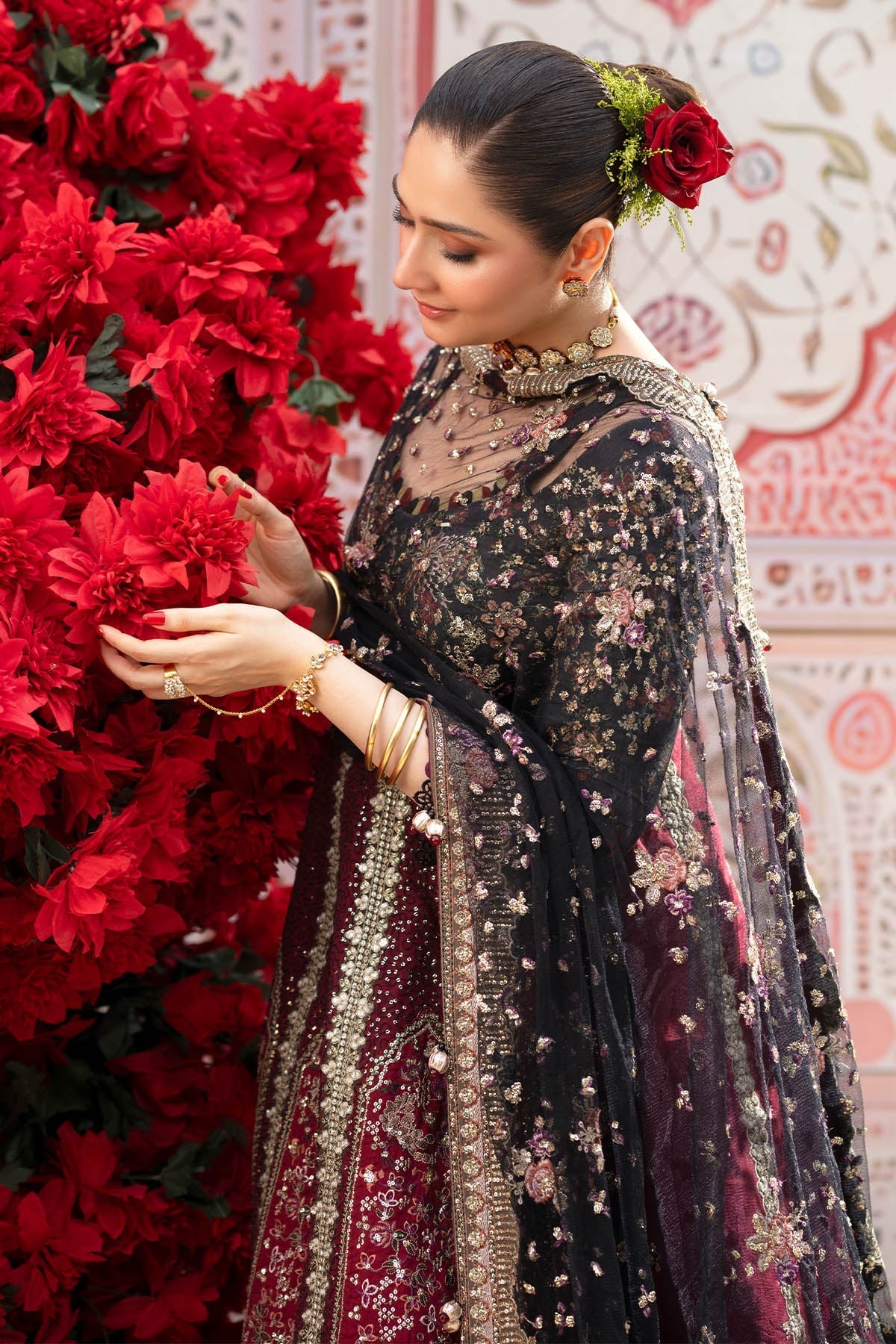 Nureh | Jhoomro Formals | NL-95 Emara by Nureh - Designer Dress  - Type : Ladies Clothes - Available at Libayah - 100% Original 