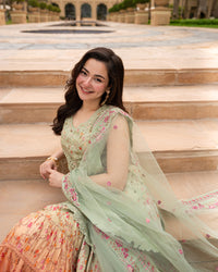 Faiza Saqlain | AYA - Unstitched Luxury Lawn '26 | Eldira by Faiza Saqlain - Designer Dress  - Type : Ladies Clothes - Available at Libayah - 100% Original 
