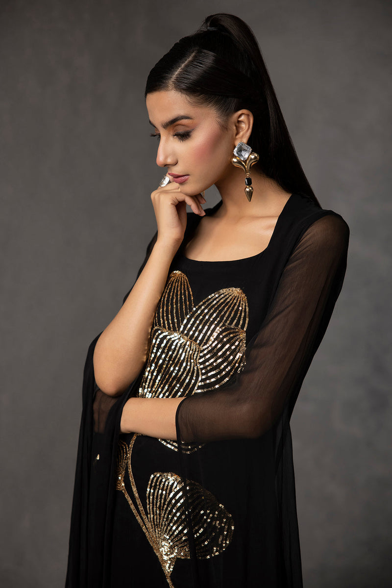 Amani | The Wedding Guest | BLACK ROSE by Amani - Designer Dress - Type: Ladies Clothes - Available at Libayah - 100% Original