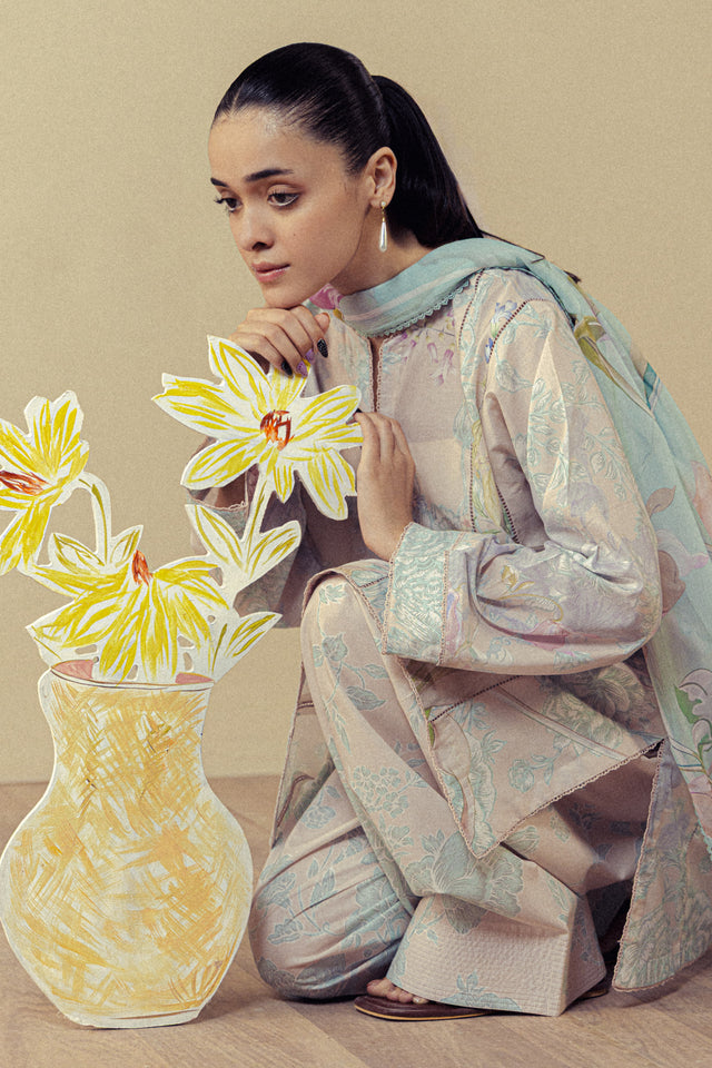 Zara Shahjahan | Coco Prints 26 | Fiora-2B by Zara Shahjahan - Designer Dress  - Type : Ladies Clothes - Available at Libayah - 100% Original 