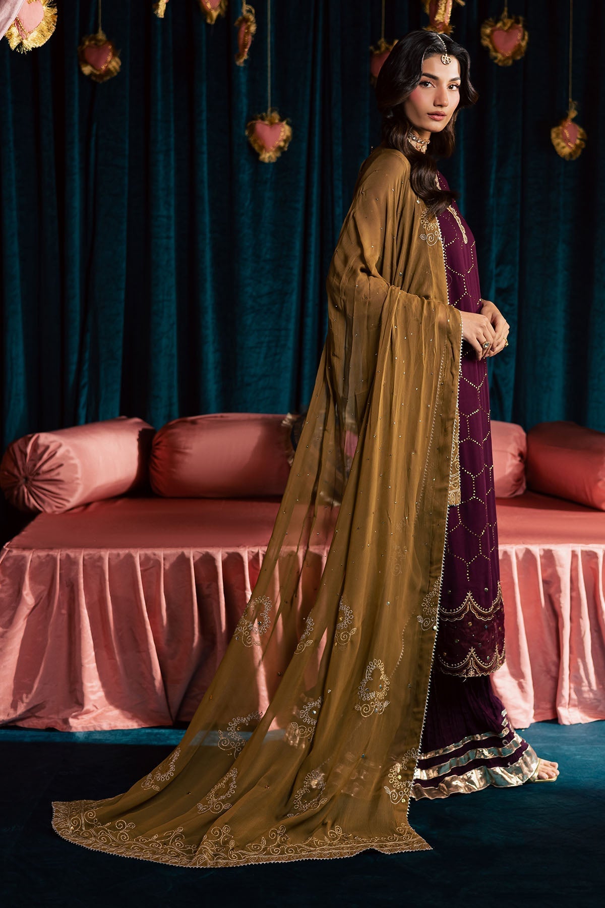 Nureh | Mukeshkari Formals | MK-21 - Designer Dress - Type : Ladies Clothes - Available at Libayah - 100% Original