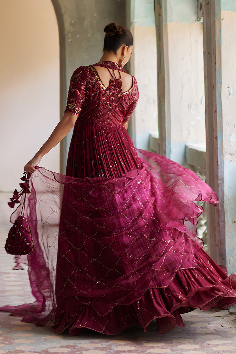 Mina Hassan | Formal Dholki Collection | Arooba by Mina Hassan - Designer Dress - Type: Ladies Clothes - Available at Libayah - 100% Original