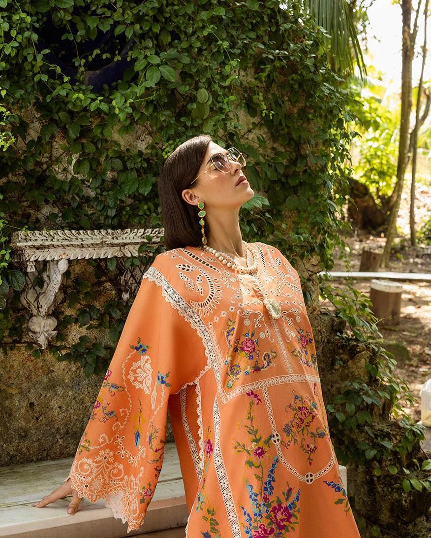 Esmel | Mon Tresor Luxe Lawn 26 | Que Sera Sera by Esmel - Designer Dress - Type : Luxury Dress - Available at Libayah - 100% Original