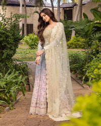 Faiza Saqlain | Zinnia Lawn 25 | Freesia by Faiza Saqlain - Designer Dress - Type: Ladies Clothes - Available at Libayah - 100% Original