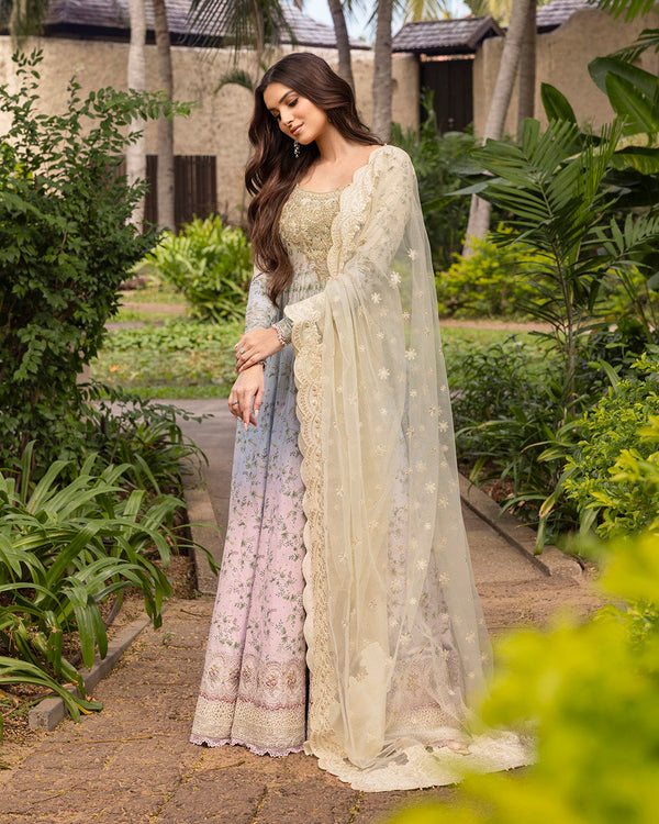 Faiza Saqlain | Zinnia Lawn 25 | Freesia by Faiza Saqlain - Designer Dress - Type: Ladies Clothes - Available at Libayah - 100% Original