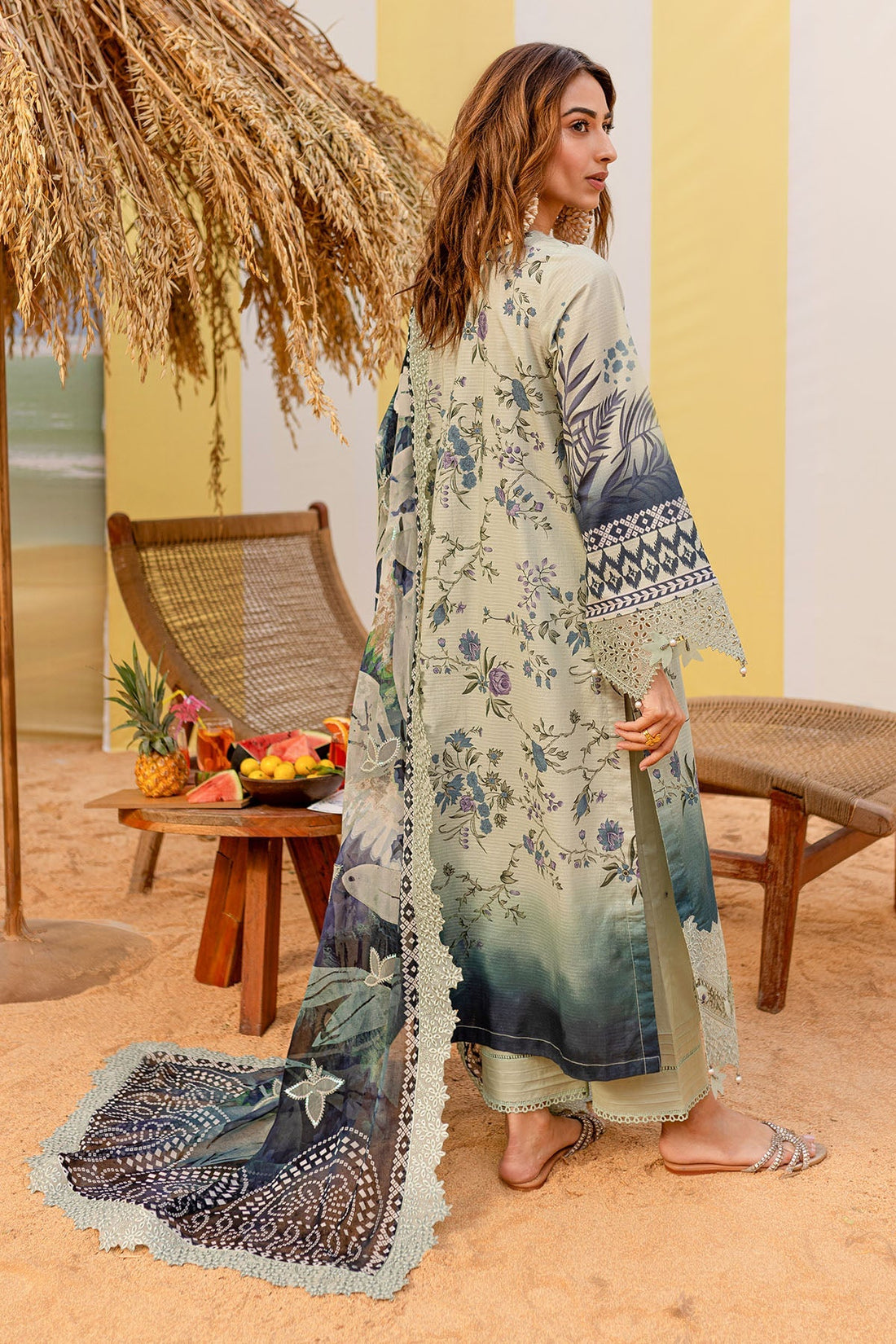 Nureh | Gardenia Lawn 25 | NSG-183 by Nureh - Designer Dress - Type: Ladies Clothes - Available at Libayah - 100% Original