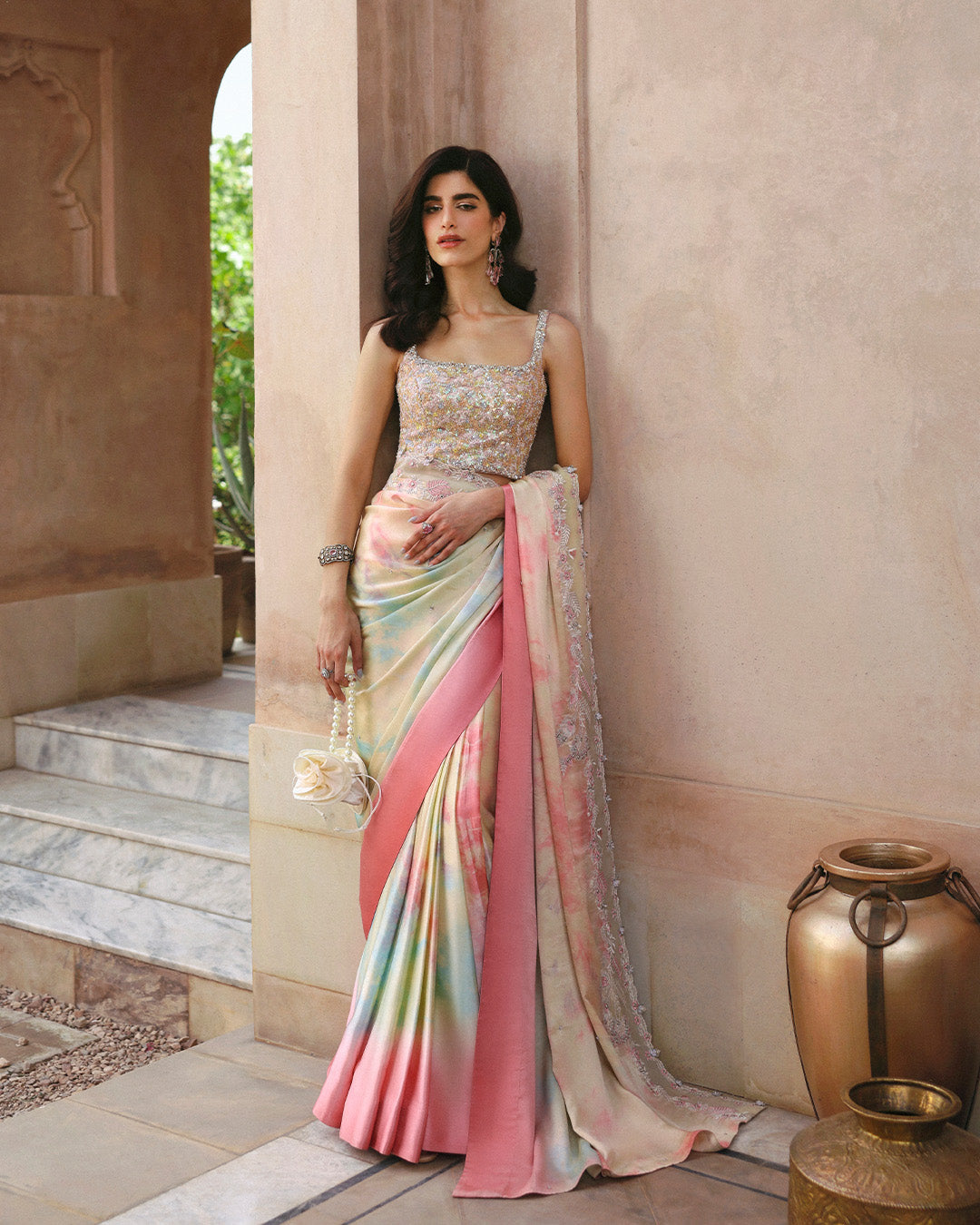 Faiza Saqlain | Averia Bridals | Kalara by Faiza Saqlain - Designer Dress  - Type : Ladies Clothes - Available at Libayah - 100% Original 
