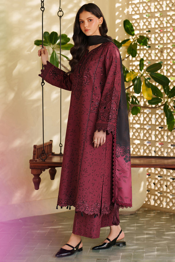 Farasha | Meline Premium Viscose 25 | Sable Bloom by Farasha - Designer Dress  - Type : Ladies Clothes - Available at Libayah - 100% Original 