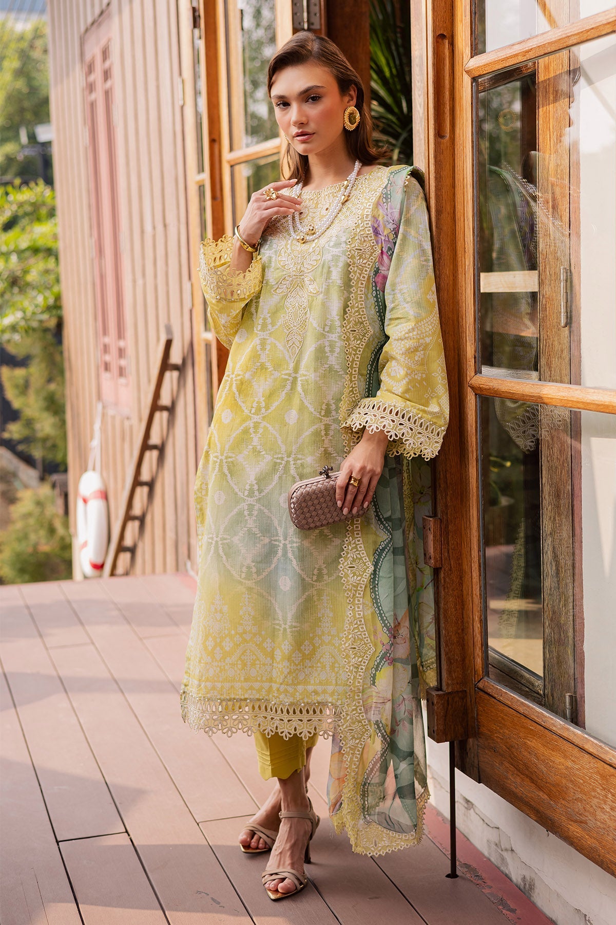 Nureh | Gardenia Lawn 26 |NSG-207 by Nureh - Designer Dress  - Type : Ladies Clothes - Available at Libayah - 100% Original 