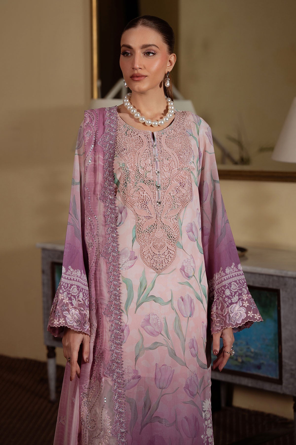 Nureh | Swiss Lawn | NS-159 - by Libayah - Registered Vendor of : Nureh - 100% Original Designer Dress