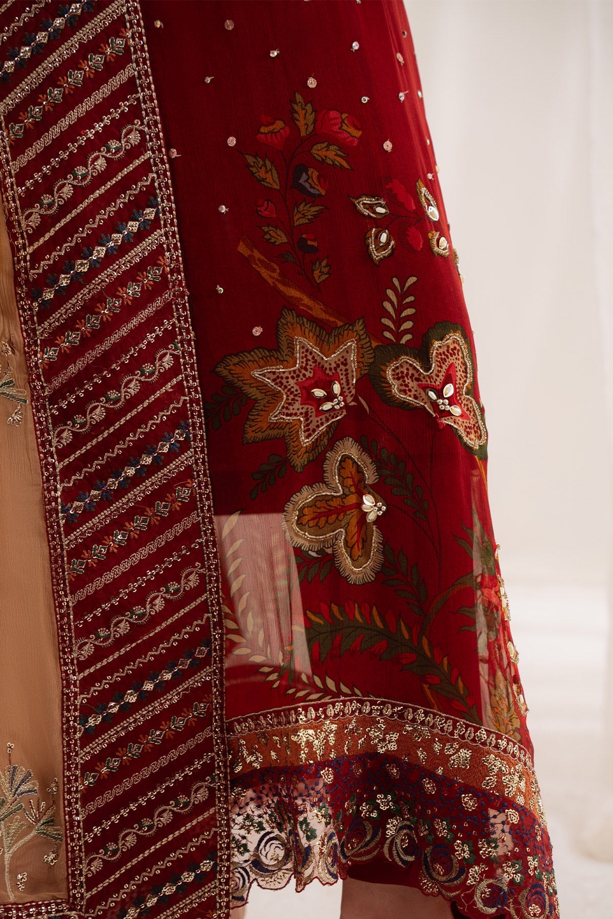 Nureh | Omara Formals | NEL-92 by Nureh - Designer Dress  - Type : Ladies Clothes - Available at Libayah - 100% Original 