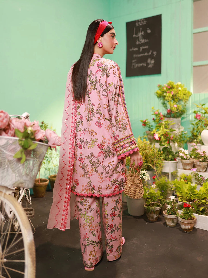 Salitex | Izel Lawn 24 | BLOSSOM - LUXURY LAWN EMBROIDERED SUIT by Salitex - Designer Dress - Type: Casuals - Available at Libayah - 100% Original