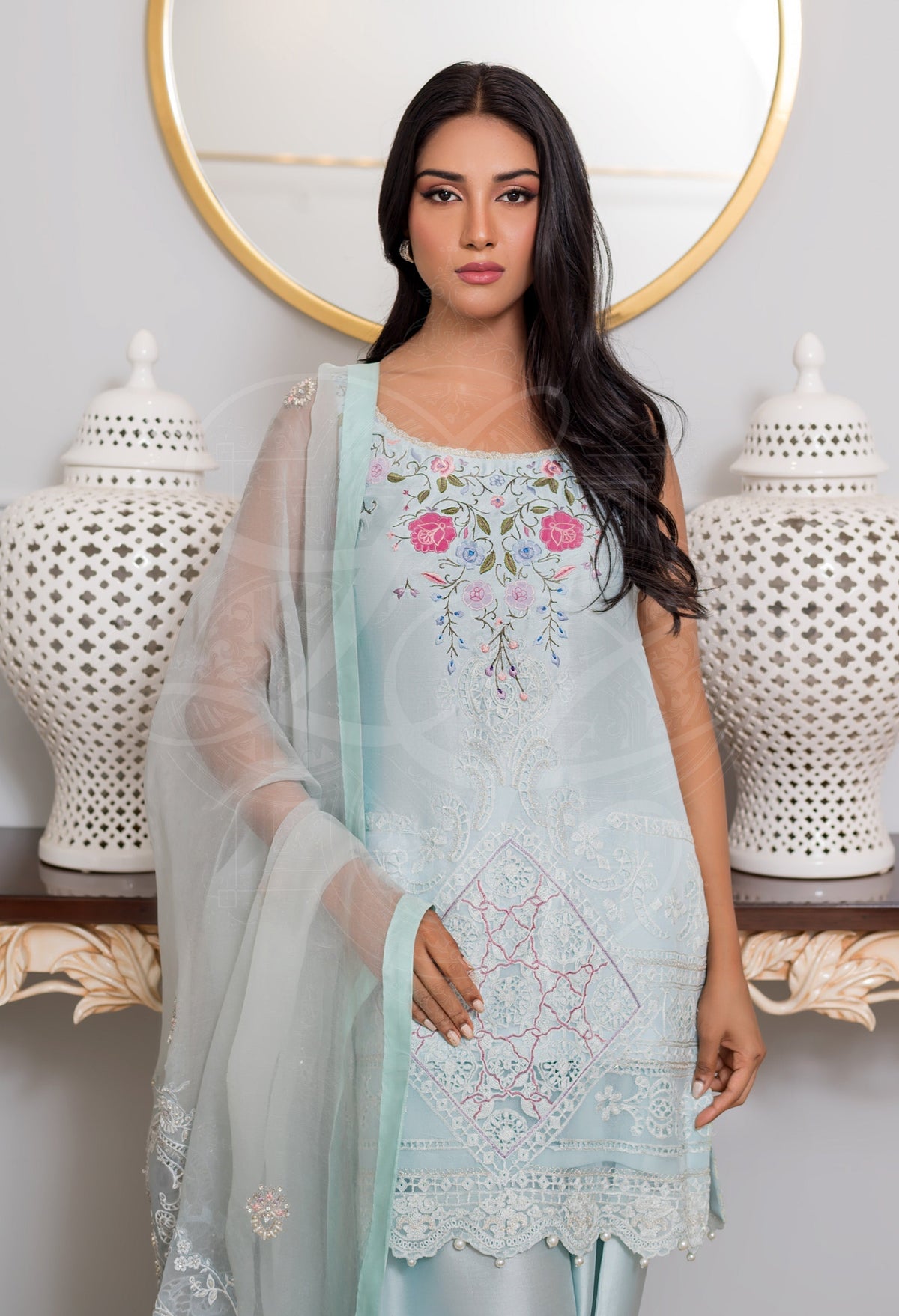 Afrozeh | Basic Pret 26 RTW | NACRE by Afrozeh - Designer Dress  - Type : Ladies Clothes - Available at Libayah - 100% Original 