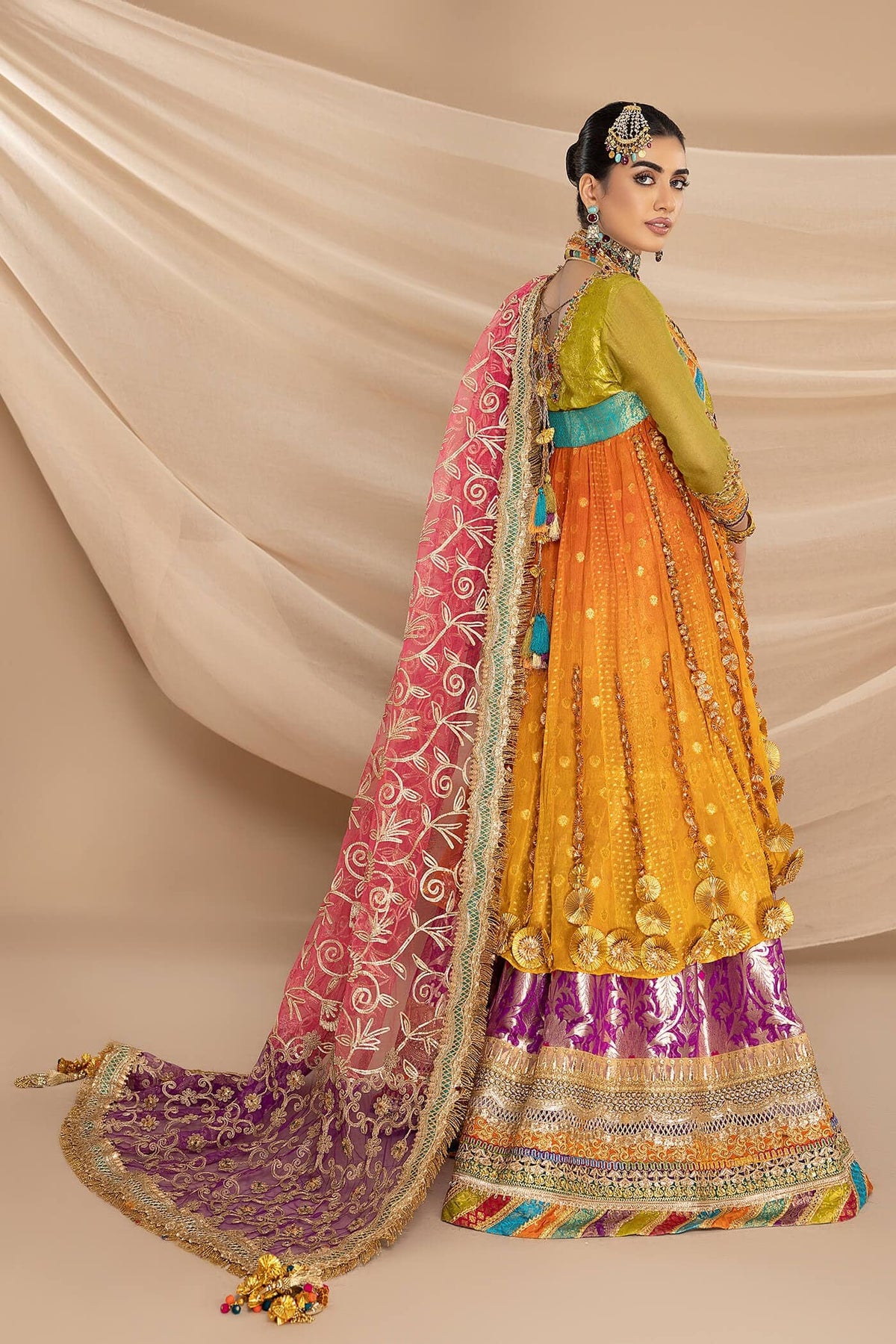 Nilofer Shahid | Shama e Mehfil | Mahjabeen by Nilofer Shahid - Designer Dress  - Type : Ladies Clothes - Available at Libayah - 100% Original 
