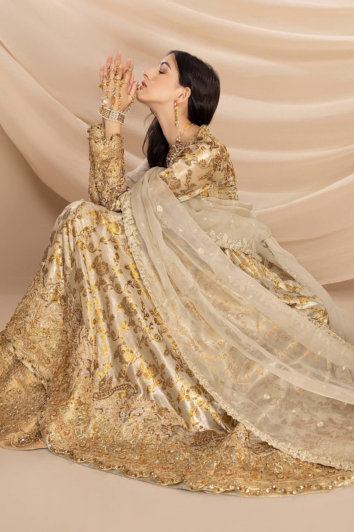 Nilofer Shahid | Shama e Mehfil | Dur-e-Nayab by Nilofer Shahid - Designer Dress  - Type : Ladies Clothes - Available at Libayah - 100% Original 