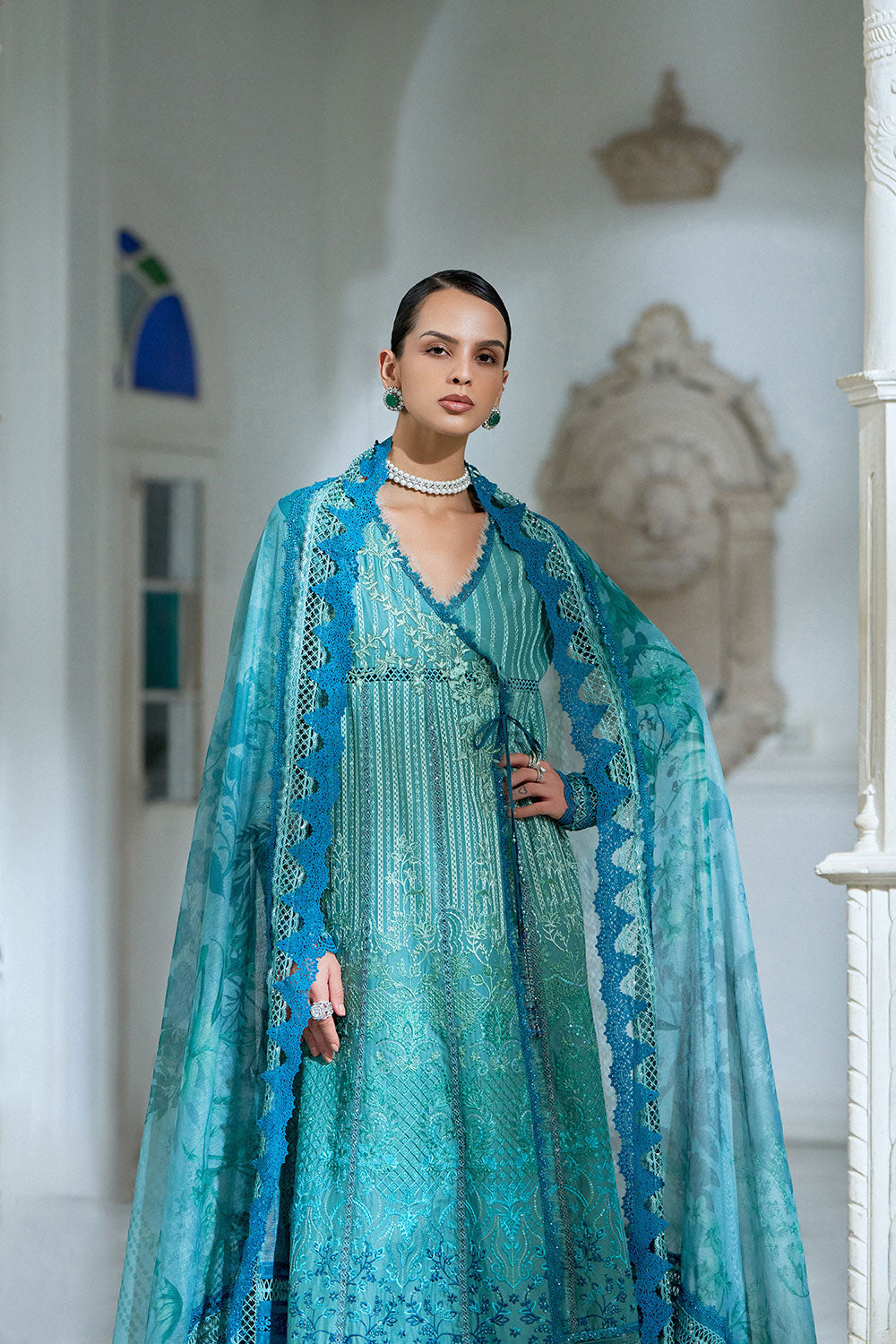 Sobia Nazir | Luxury Lawn Eid 26 | 6A by Sobia Nazir - Designer Dress - Type : Luxury Dress - Available at Libayah - 100% Original