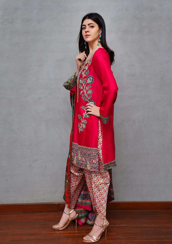 Afrozeh | Basic Pret 26 RTW | NACRE by Afrozeh - Designer Dress  - Type : Ladies Clothes - Available at Libayah - 100% Original 