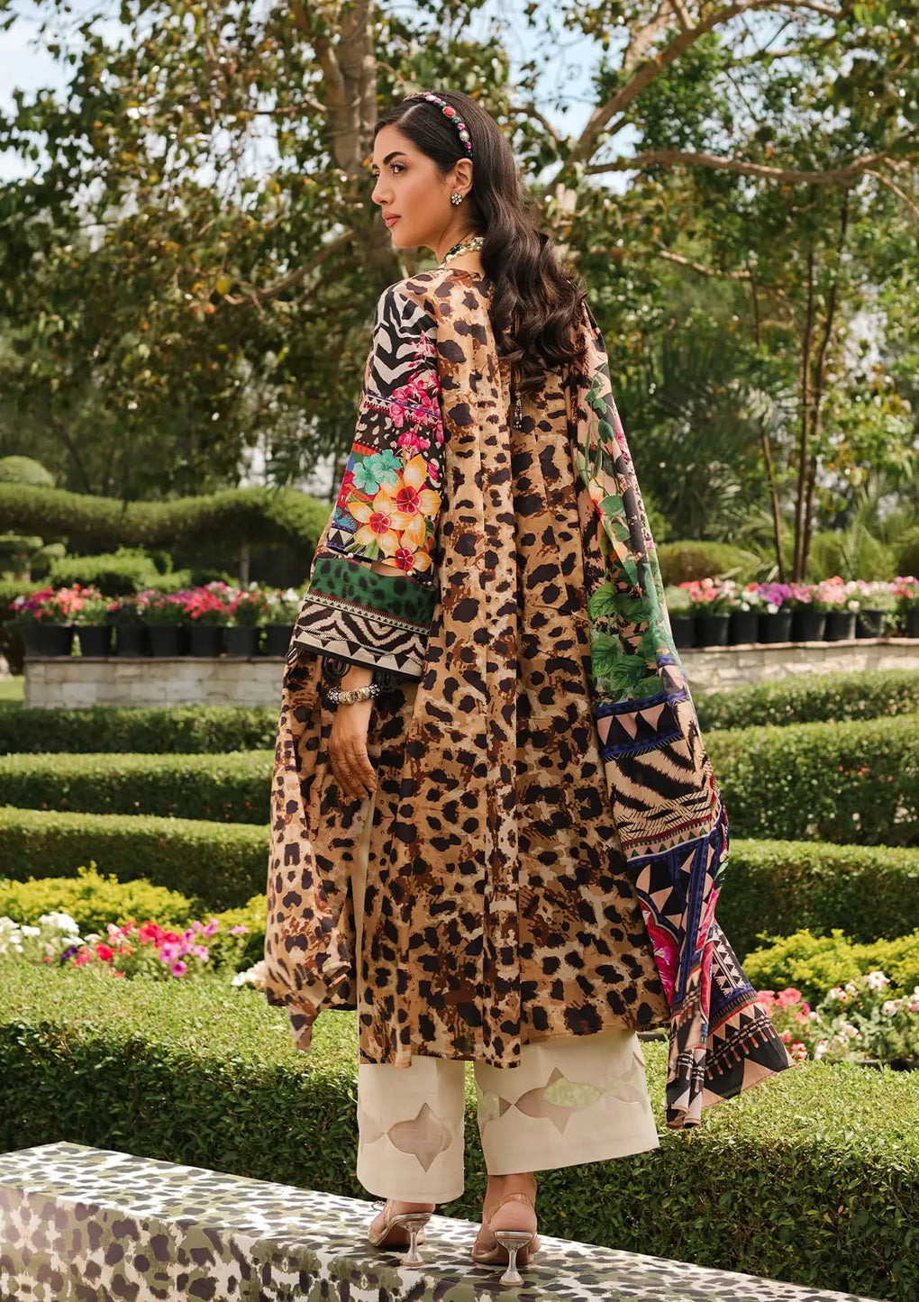 Elaf Premium | Printed Collection 24 | EEP-06A - Menagerie by Elaf Premium - Designer Dress - Type: Ladies Clothes - Available at Libayah - 100% Original