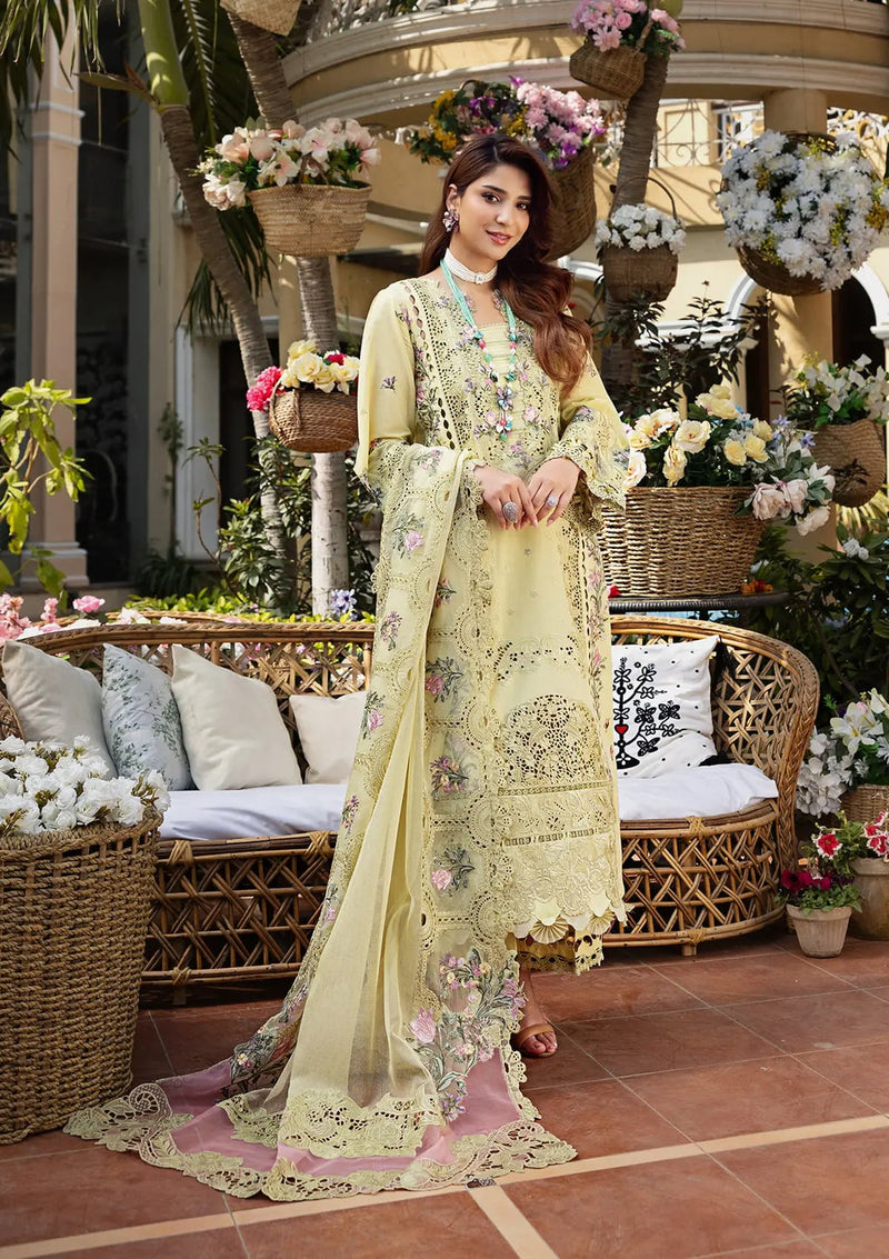 Elaf Premium | Luxury Lawn 25 | ELM-3A BAHAAR by Elaf Premium - Designer Dress - Type: Ladies Clothes - Available at Libayah - 100% Original