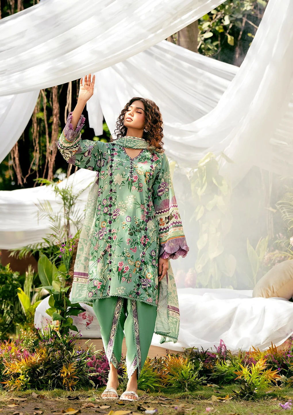Elaf Premium | Prints 25 | EPS-8A MINTED DREAM by Elaf Premium - Designer Dress - Type: Ladies Clothes - Available at Libayah - 100% Original