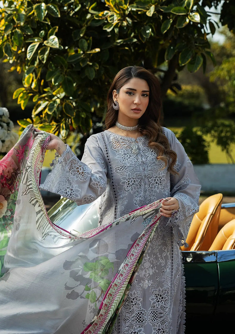 Kahf Premium | Luxury Lawn 25 | KLR-04 Lilia by Kahf Premium - Designer Dress - Type: Ladies Clothes - Available at Libayah - 100% Original