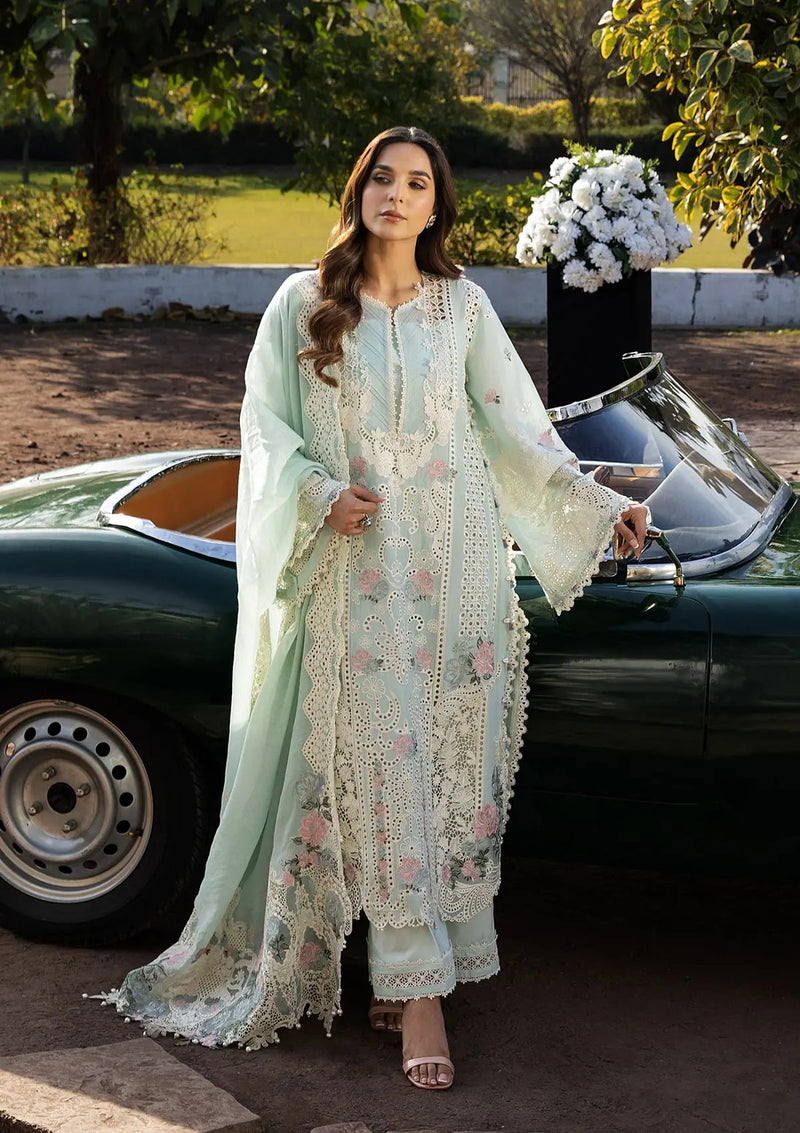 Kahf Premium | Luxury Lawn 25 | KLR-2B Garnet by Kahf Premium - Designer Dress - Type: Ladies Clothes - Available at Libayah - 100% Original