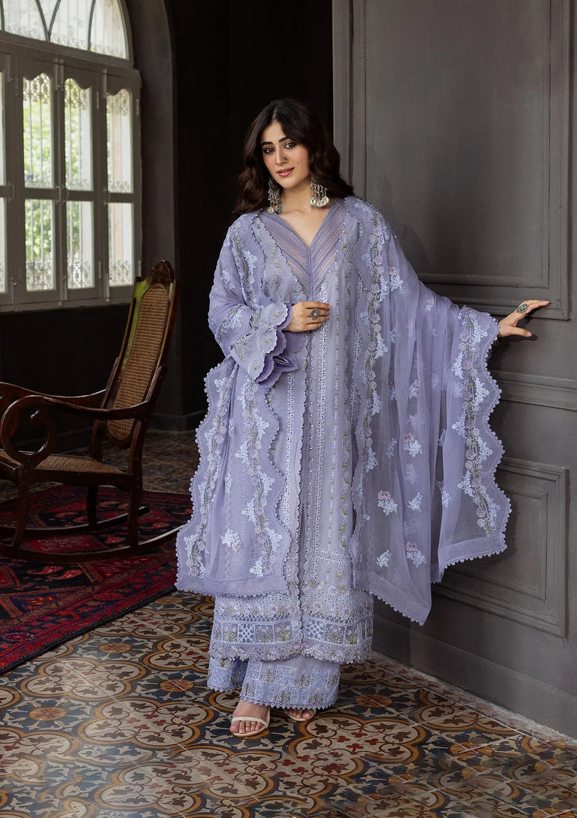 Kahf Premium | Kahf Karandi 25 | KKH-04 WISTERIA by Kahf Premium - Designer Dress  - Type : Ladies Clothes - Available at Libayah - 100% Original 