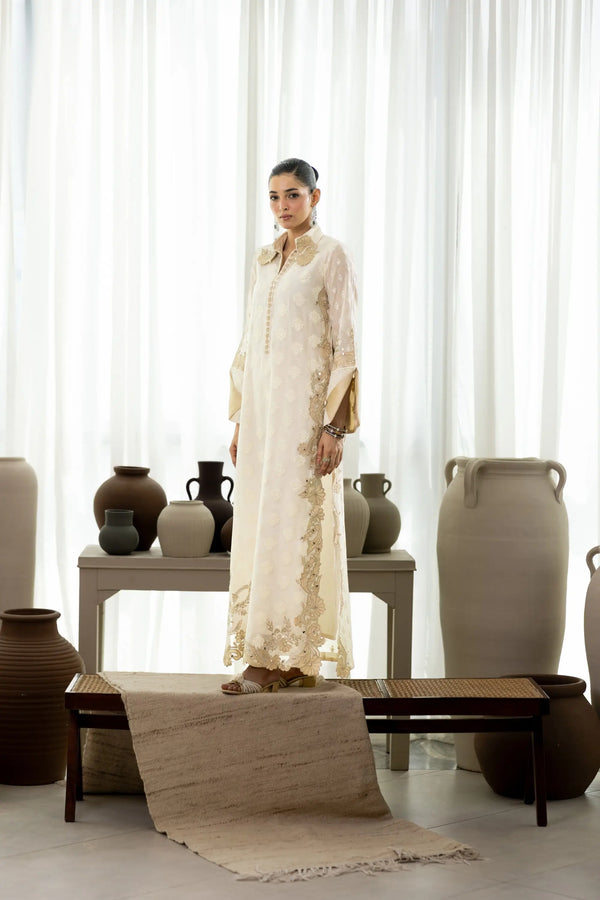Afrozeh | Basic Pret 26 RTW | NACRE by Afrozeh - Designer Dress  - Type : Ladies Clothes - Available at Libayah - 100% Original 