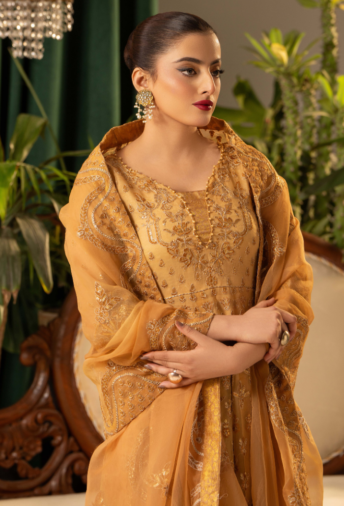 Humdum | Chiffon Collection | HOC - D05 by Humdum - Designer Dress - Type: Ladies Clothes - Available at Libayah - 100% Original