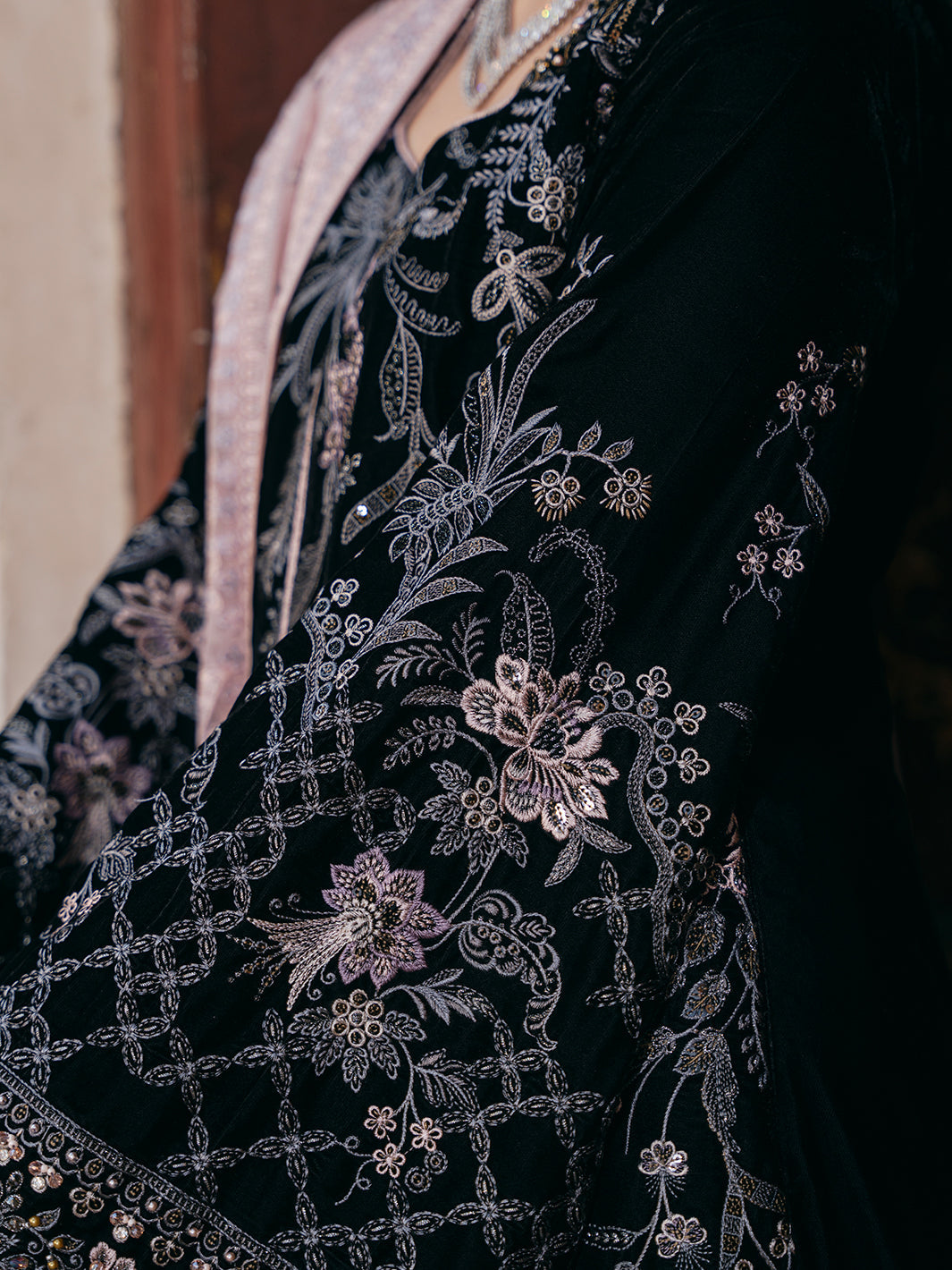 Flossie | Siara Velvet Formals | V-103 - B by Flossie - Designer Dress - Type: Ladies Clothes - Available at Libayah - 100% Original