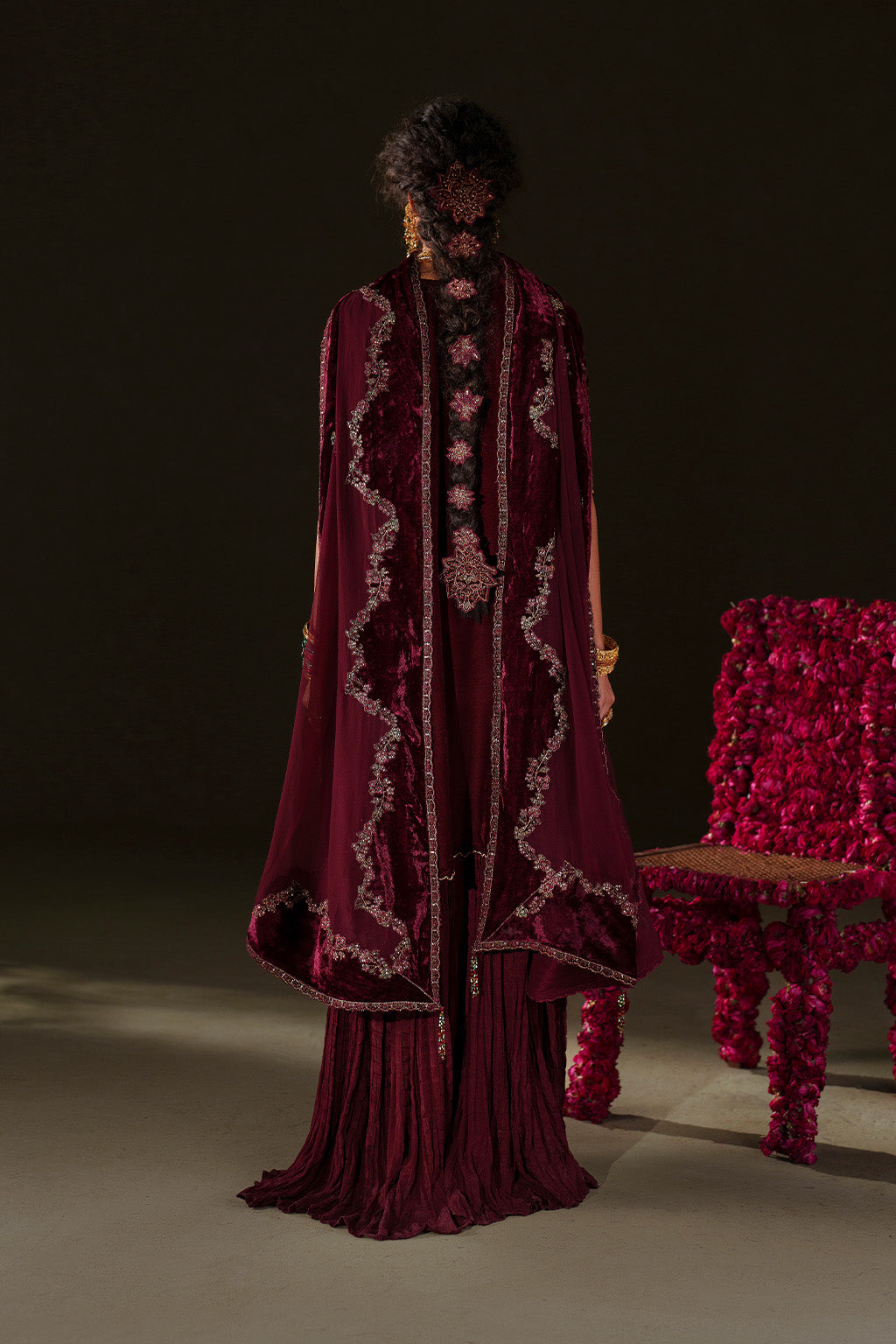 Iznik | Velvet 25 | IV-71 Embroidered Velvet by Iznik - Designer Dress - Type : Ladies Clothes - Available at Libayah - 100% Original 
