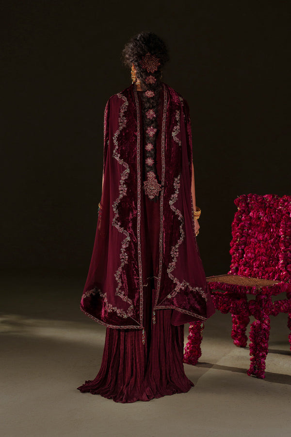 Iznik | Velvet 25 | IV-71 Embroidered Velvet by Iznik - Designer Dress - Type : Ladies Clothes - Available at Libayah - 100% Original 