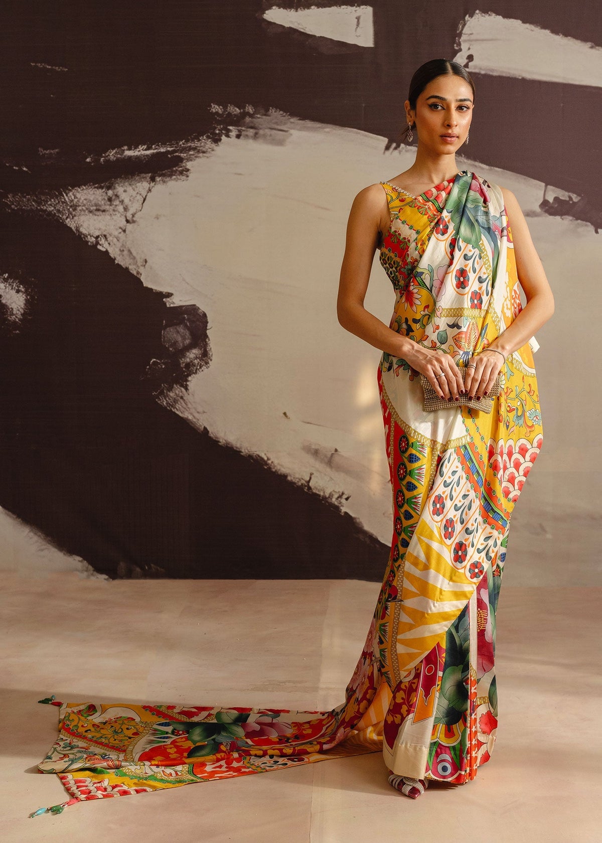 Mahgul | Eye of Cemal | Tangerine Dance by Mahgul - Designer Dress - Type: Ladies Clothes - Available at Libayah - 100% Original