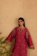 Batik | Nyra Embroidered Summer Solids | Blush by Batik - Designer Dress - Type: Ladies Clothes - Available at Libayah - 100% Original