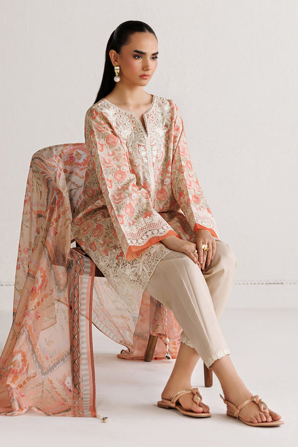 Baroque | Luxury Summer Pret | UF-4495 by Baroque - Designer Dress  - Type : Ladies Clothes - Available at Libayah - 100% Original 