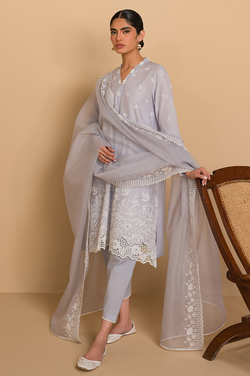 Cross Stitch | Chikankari Lawn Collection | P-05 by Cross Stitch - Designer Dress - Type: Ladies Clothes - Available at Libayah - 100% Original