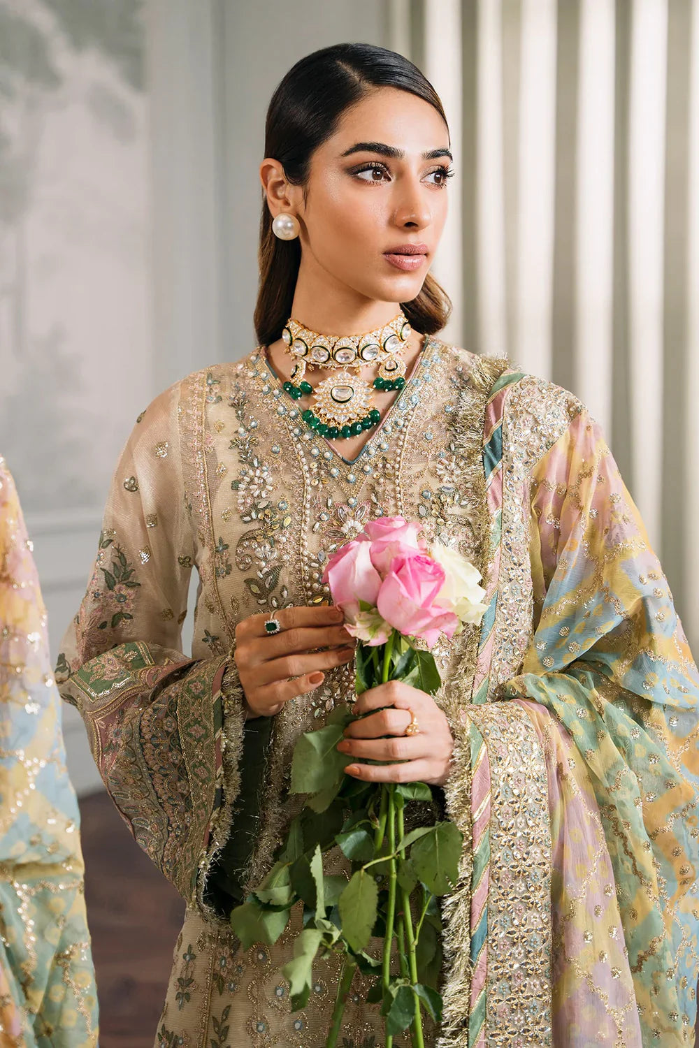 Baroque | Chantelle Embroidered Collection | CH12-04 by Baroque - Designer Dress - Type: Ladies Clothes - Available at Libayah - 100% Original