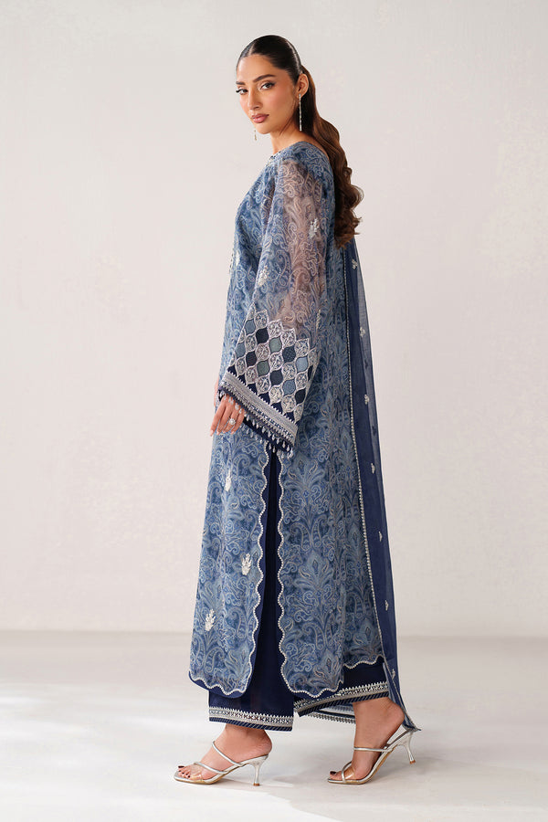 Baroque | Formals Collection | EMBROIDERED CHIFFON UF-4387 by Baroque - Designer Dress  - Type : Ladies Clothes - Available at Libayah - 100% Original 