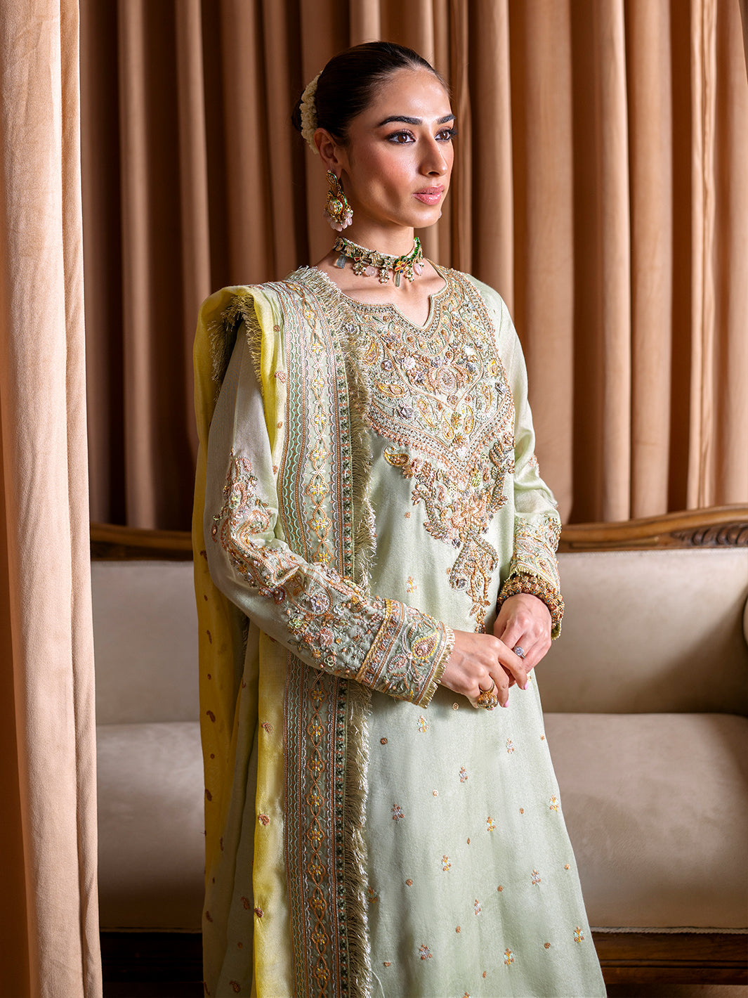 Faiza Faisal | Rema Wedding Formals 24 | Sehr by Faiza Faisal - Designer Dress  - Type : Ladies Clothes - Available at Libayah - 100% Original 