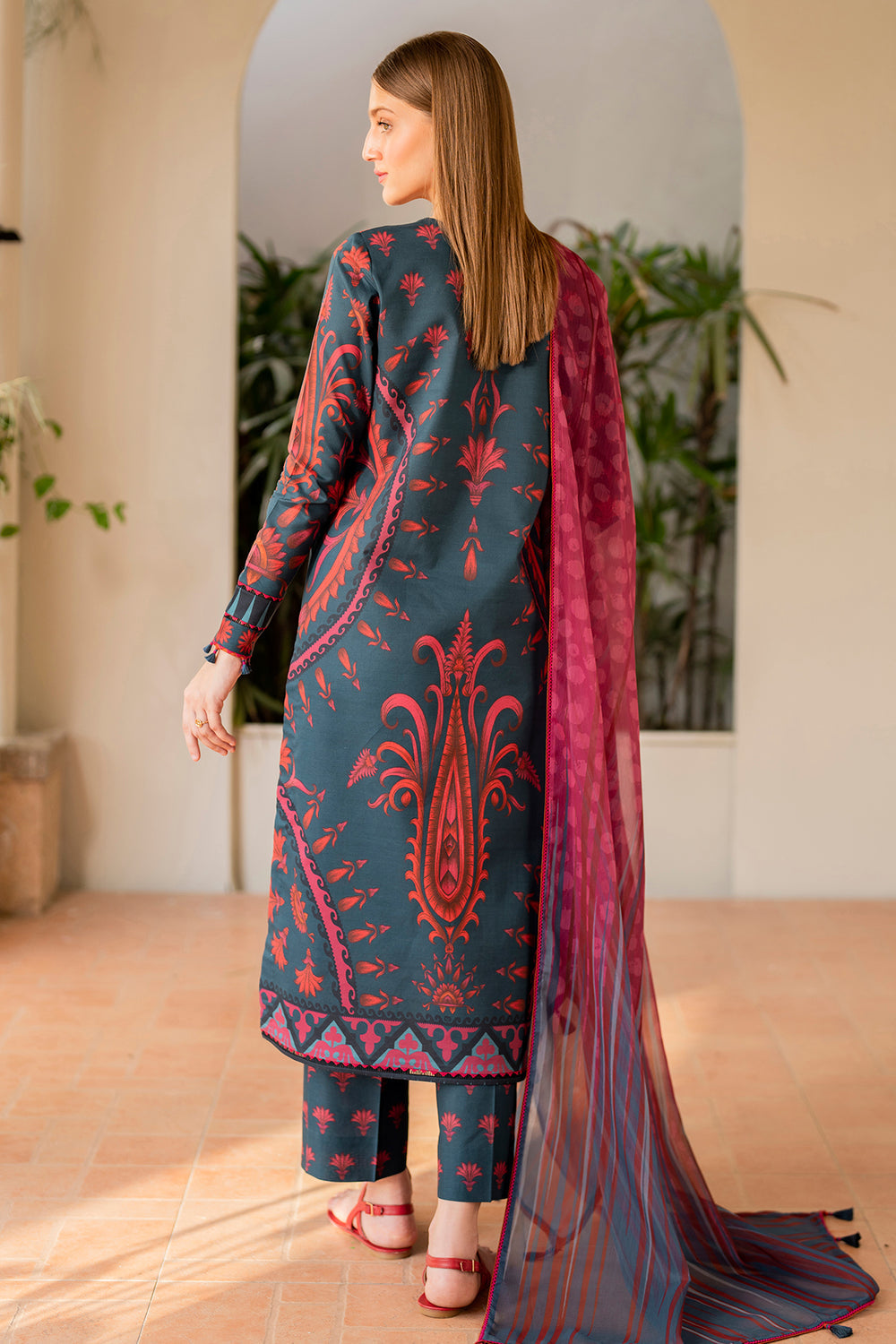 Jazmin | Summer Lawn | USE-9061 by Jazmin - Designer Dress - Type: Ladies Clothes - Available at Libayah - 100% Original