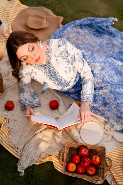 Aabyaan | Shezlin Chikankari Ramadan Edit 25 | ELYSIA (AR-01) by Aabyaan - Designer Dress - Type: Ladies Clothes - Available at Libayah - 100% Original