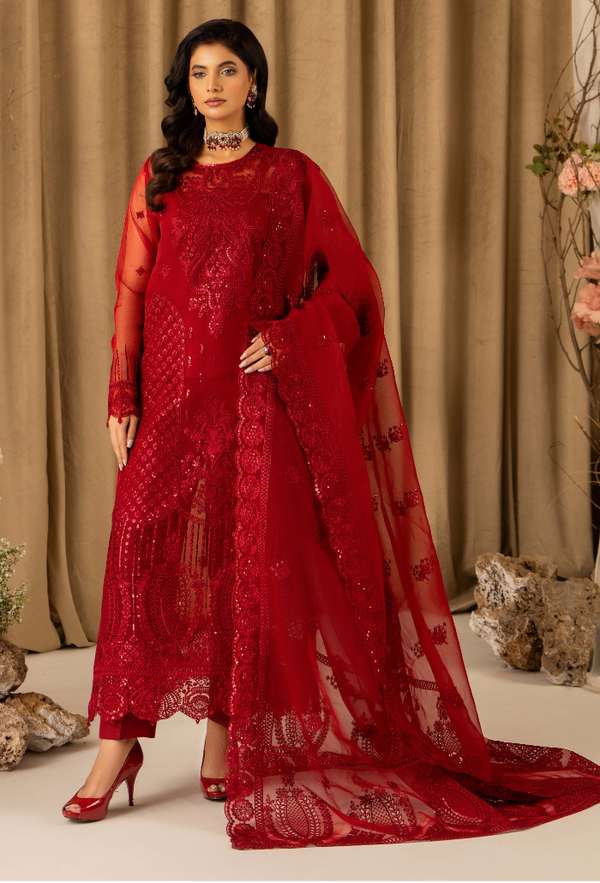 Humdum | Chiffon Collection | HOC - D13 by Humdum - Designer Dress - Type: Ladies Clothes - Available at Libayah - 100% Original