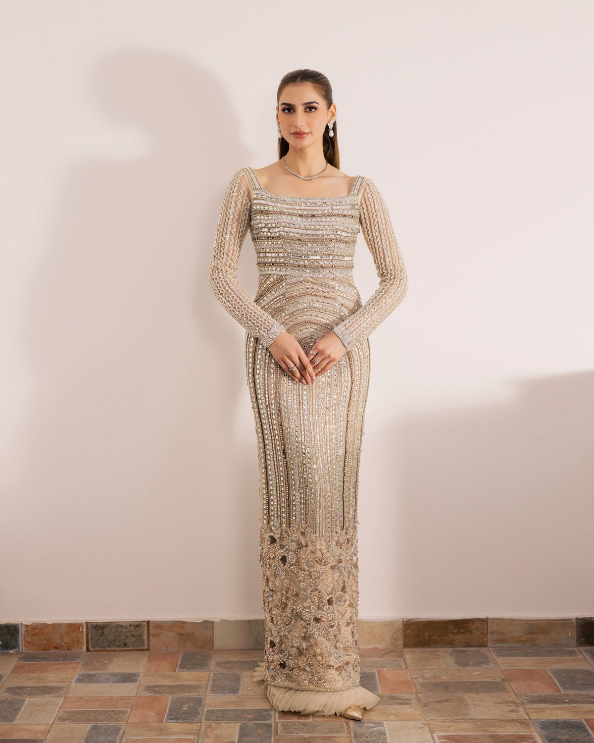 Mysie by Tahira | Wedding Formal Wears | PERLA by Mysie by Tahira - Designer Dress  - Type : Ladies Clothes - Available at Libayah - 100% Original 