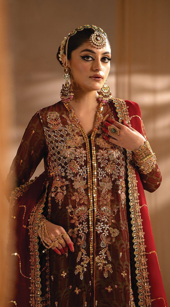 Myeesha | Nayab Formals | Yaqoot by Myeesha - Designer Dress - Type: Ladies Clothes - Available at Libayah - 100% Original