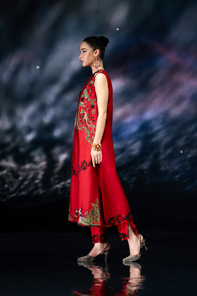 Fozia Khalid | Stardust Luxe | Fiore by Fozia Khalid - Designer Dress - Type: Ladies Clothes - Available at Libayah - 100% Original