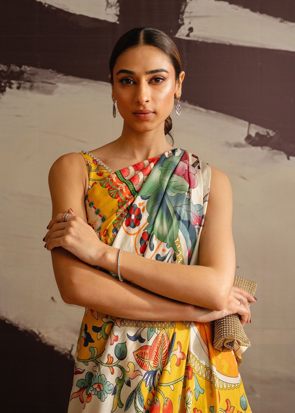 Mahgul | Eye of Cemal | Tangerine Dance by Mahgul - Designer Dress - Type: Ladies Clothes - Available at Libayah - 100% Original