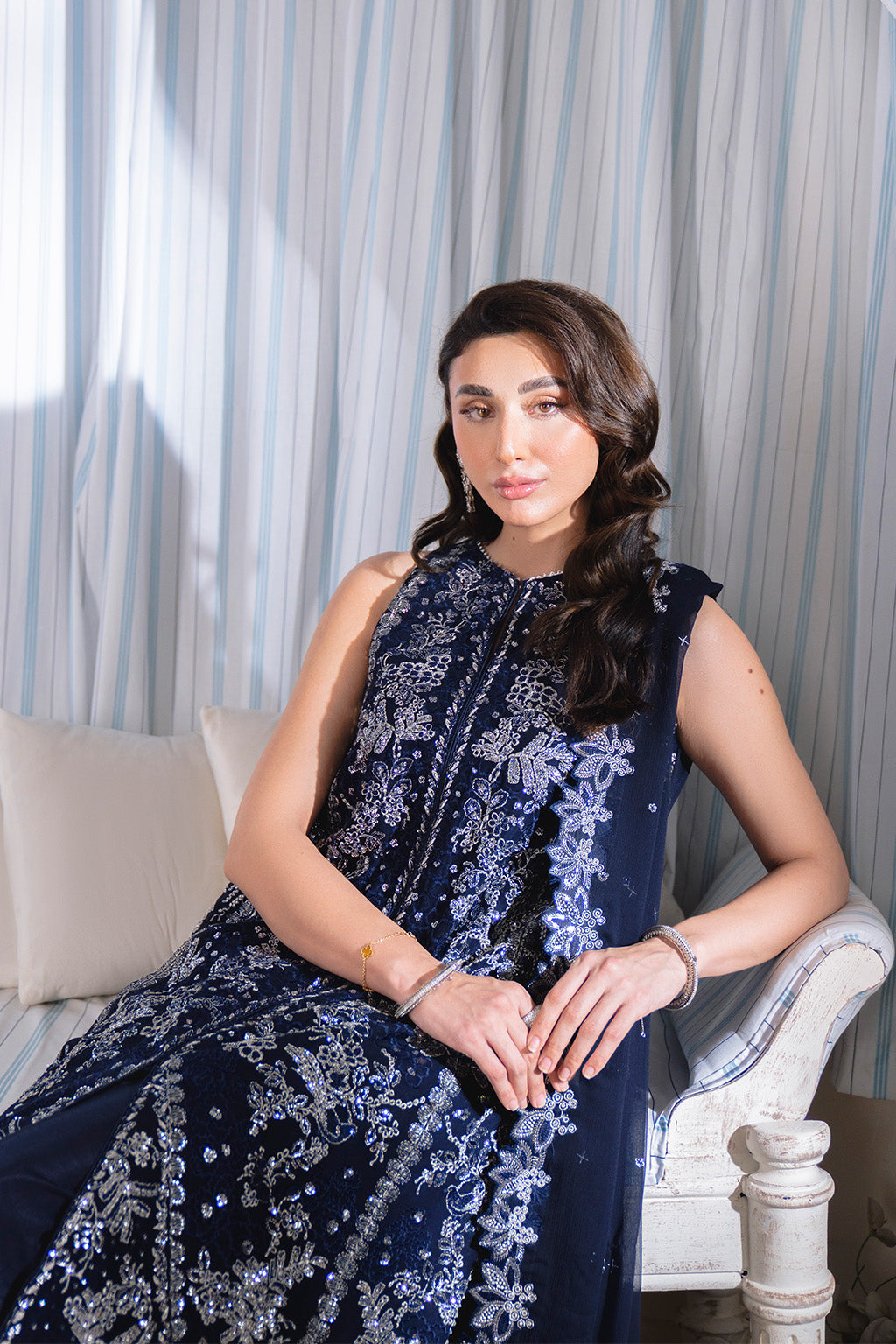 Neeshay | Dastaan Formals 25 | Neelisha by Neeshay - Designer Dress  - Type : Ladies Clothes - Available at Libayah - 100% Original 